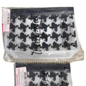 TWO PIECE SET ~ RETIRED Houndstooth Check reusable snack bags by THIRTY-ONE